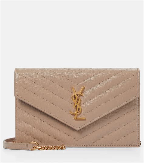 ysl oak chain wallet|CASSANDRE ENVELOPE CHAIN WALLET IN GRAIN DE .